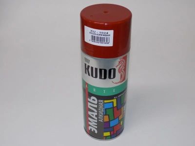 Лот: 12937637. Фото: 1. Эмаль красно-коричневая KUDO KU-1024... Краски, лаки, растворитель
