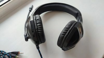 Лот: 21545557. Фото: 1. Проводная гарнитура Oklick HS-L370G... Наушники, гарнитуры