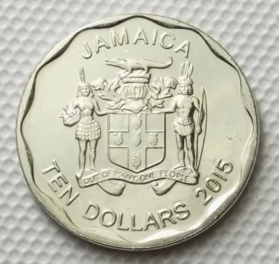 Лот: 18742431. Фото: 1. Ямайка 10 долларов 2015. Америка