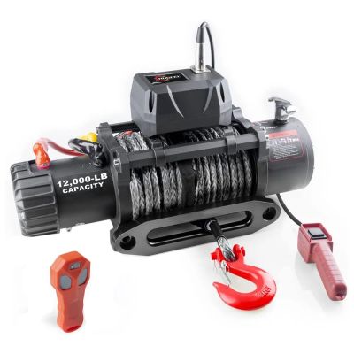 Лот: 25136833. Фото: 1. Лебедка 12000lbs rugcel winch... Лебедки, тали