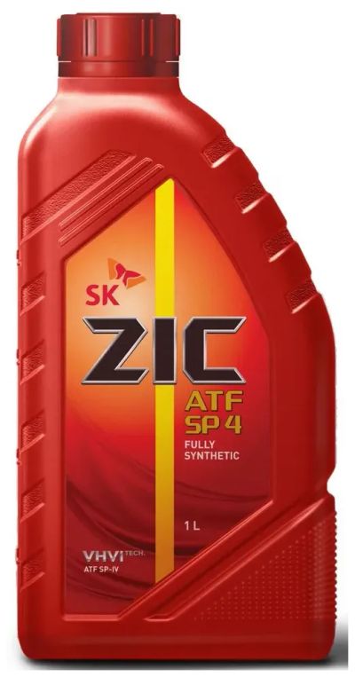 Лот: 20073371. Фото: 1. ZIC ATF SP-4 1 л (масло синтетическое... Масла, жидкости