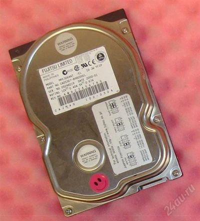 Лот: 2045012. Фото: 1. Fujitsu Desktop MPE3064AT-ЕL. Жёсткие диски (HDD)