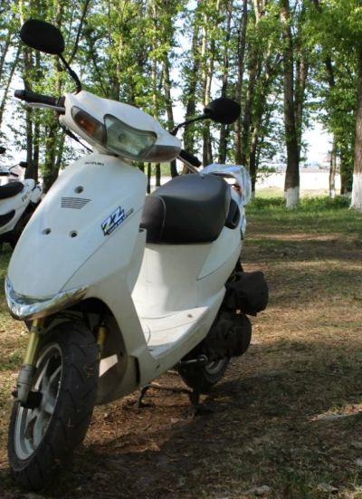 Лот: 7192286. Фото: 1. мопед Suzuki ZZ inch up sport. Мотороллеры, мопеды
