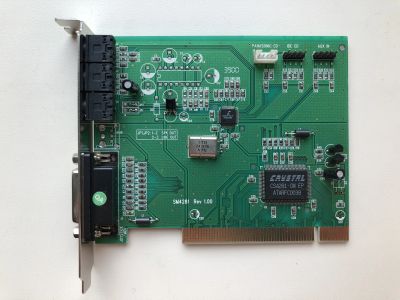 Лот: 25115605. Фото: 1. PCI Crystal CS4281-CM EP (SM4281... Звуковые карты