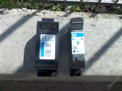 Лот: 1854657. Фото: 1. Два катриджа от принтера HP DeskJet... Картриджи, расходные материалы