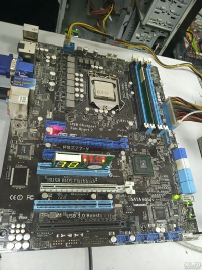 Лот: 14974133. Фото: 1. Материнская плата asus p8z77-v. Материнские платы