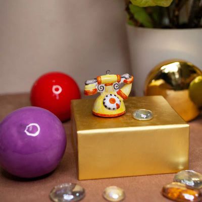 Лот: 25735344. Фото: 1. Елочная игрушка Ярославская Керамическая... Гирлянды, шарики, новогодние аксессуары