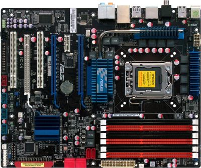 Лот: 11263175. Фото: 1. Asus p6t-se + xeon x5670 + DDR3... Комплекты запчастей