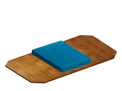 Лот: 25897944. Фото: 1. Мат поролоновый 100х100х10 см... Другое (спортивные товары)