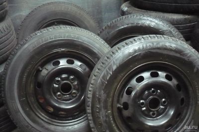 Лот: 9132427. Фото: 1. Шины Bridgestone 165/80/13 диски... Шины на дисках