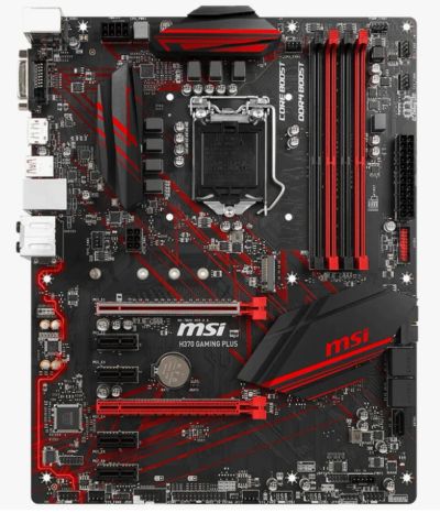 Лот: 21136966. Фото: 1. Материнская плата MSI H370 gaming... Материнские платы