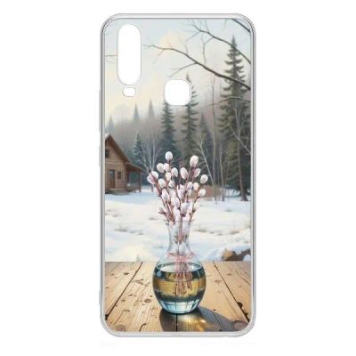 Лот: 25134797. Фото: 1. Чехол Krutoff Clear Case "Верба... Чехлы, бамперы