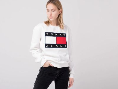 Лот: 16224097. Фото: 1. Свитшот Tommy Jeans (16371). Свитеры, толстовки, худи