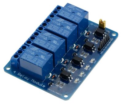 Лот: 7323625. Фото: 1. Модуль реле arduino 4X 5V с гальванической... Реле, тумблеры, переключатели