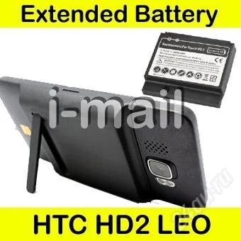 Лот: 982883. Фото: 1. Усиленная батарея для HTC HD2. Аккумуляторы