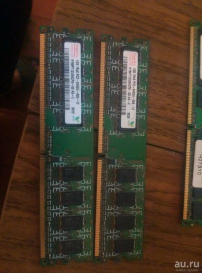Лот: 10243834. Фото: 1. Оперативная память 2*1GB DDR2... Оперативная память