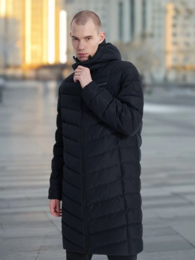 Лот: 23903525. Фото: 1. Пуховик мужской Demix, Черный. Другое (спортивная одежда)