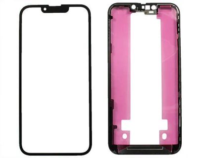 Лот: 20885455. Фото: 1. Стекло + рамка + OCA iPhone 13... Дисплеи, дисплейные модули, тачскрины