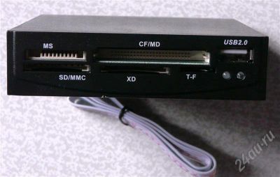 Лот: 547805. Фото: 1. Card Reader (USB 2.0) 3.5". Картридеры