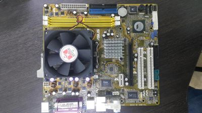 Лот: 10597396. Фото: 1. Материнская плата ASUS m2v-tvm. Материнские платы