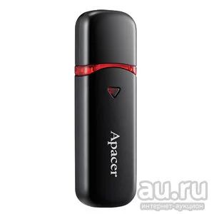 Лот: 8902068. Фото: 1. 8GB USB Flash, Apacer AH333 черный... USB-флеш карты