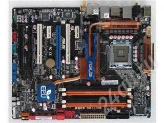 Лот: 546858. Фото: 1. Мат.плата ASUS P5Q3 Deluxe + видиокарта... Материнские платы