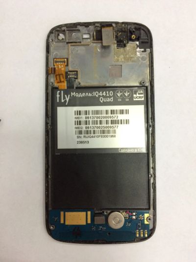 Лот: 14665220. Фото: 1. Fly IQ4410 Quad Средняя часть... Корпуса, клавиатуры, кнопки
