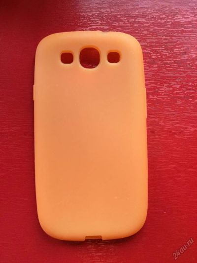 Лот: 5648167. Фото: 1. Чехол для Samsung Galaxy S3 Оранжевый. Чехлы, бамперы