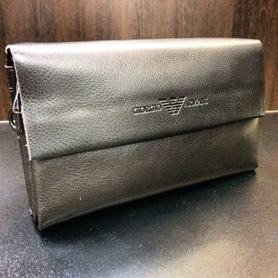 Лот: 7438541. Фото: 1. Клатч Armani кожа. Бумажники, кошельки, портмоне