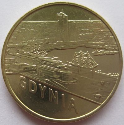 Лот: 11175666. Фото: 1. Польша 2 злотых 2011. Гдыня, в... Европа