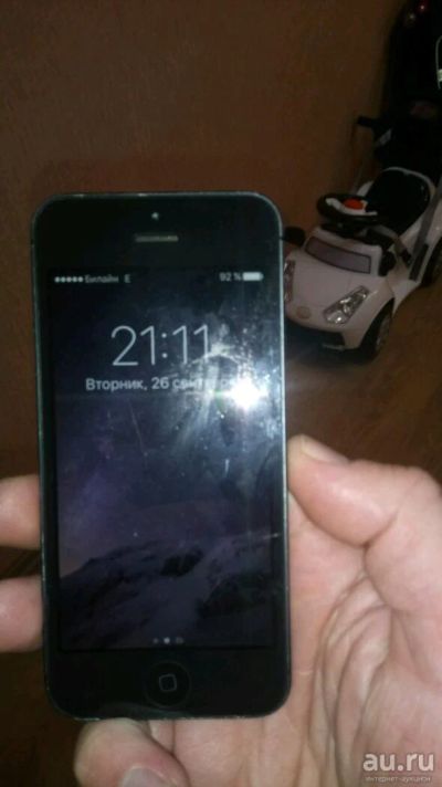 Лот: 10354122. Фото: 1. IPhone 5 16 чёрный. Смартфоны