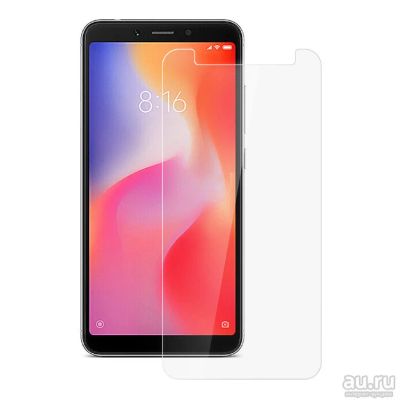 Лот: 13447410. Фото: 1. Защитное стекло Xiaomi Redmi 6... Защитные стёкла, защитные плёнки