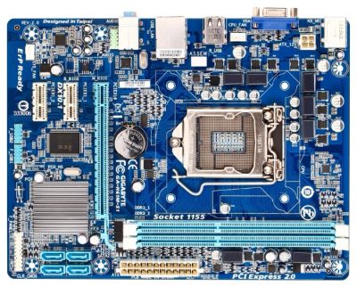 Лот: 4960990. Фото: 1. мат плата GigaByte GA-H61M-S1... Материнские платы