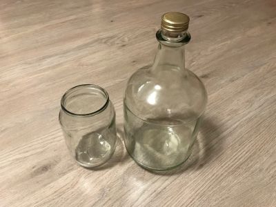 Лот: 16283524. Фото: 1. Бутылка 3-х литровая стекло. Контейнеры, банки