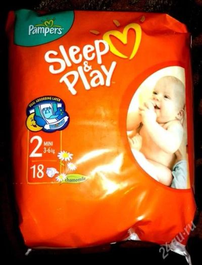 Лот: 1343002. Фото: 1. pampers sleep and play 2mini 3-6... Детская гигиена