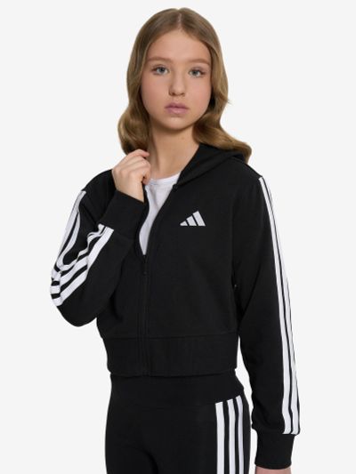 Лот: 25085509. Фото: 1. Толстовка для девочек adidas... Легкие куртки, толстовки
