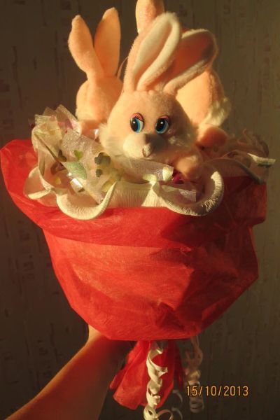Лот: 2976890. Фото: 1. букет из мягкой игрушки!!. Другое (ручная работа)