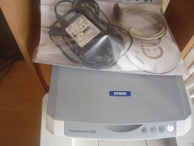 Лот: 3765627. Фото: 1. Сканер Epson 1270 планшетный. Сканеры
