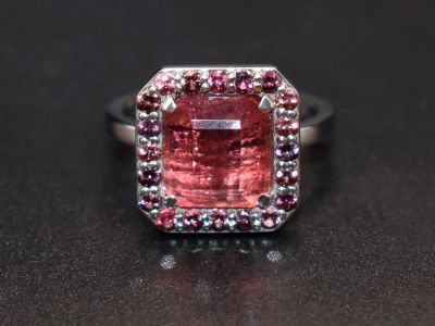 Лот: 20908350. Фото: 1. Кольцо "Гамма": Турмалин 3.89... Кольца, перстни