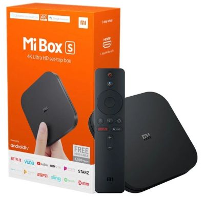 Лот: 17918581. Фото: 1. Xiaomi Mi BOX TV Box S (Международная... Медиаплееры