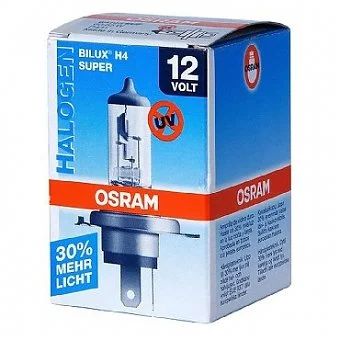 Лот: 7326219. Фото: 1. Лампа H4 Osram 12В 60/55Вт P-43t... Оптика и освещение