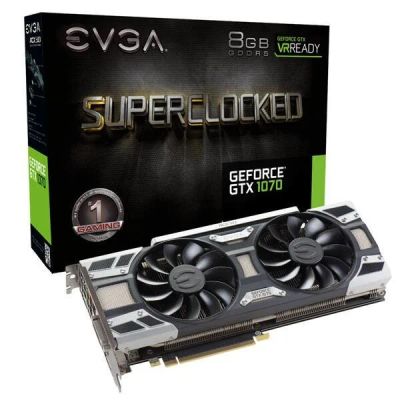 Лот: 9922408. Фото: 1. Evga gtx1070 8gb. Видеокарты