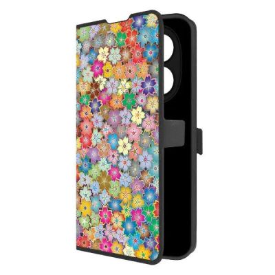 Лот: 25086820. Фото: 1. Чехол Krutoff Eco Book "Цветочный... Чехлы, бамперы