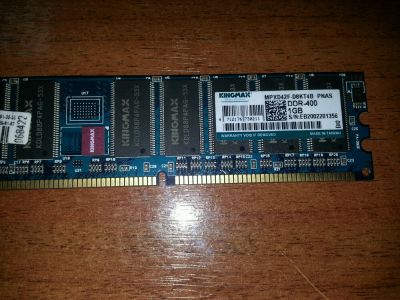 Лот: 8619565. Фото: 1. Kingmax DDR400 1Gb. Оперативная память