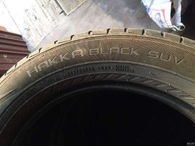 Лот: 13568167. Фото: 1. nokian hakka black suv 245/55... Шины