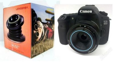 Лот: 1781360. Фото: 1. lensbaby muse plastic для canon. Объективы