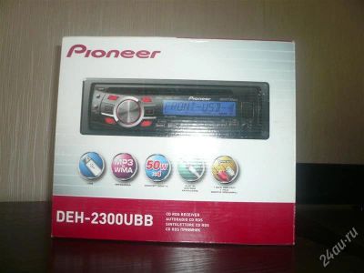 Лот: 1969584. Фото: 1. Автомагнитола Pioneer DEH-2300UBB. Автомагнитолы