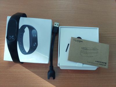 Лот: 13950457. Фото: 1. фитнес браслет Mi Band 2 б/у. Браслеты