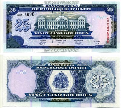 Лот: 19495066. Фото: 1. Гаити 25 гурд 2014 ПРЕСС. Америка