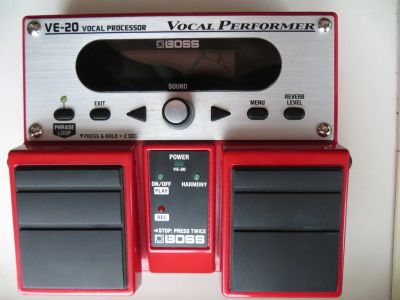 Лот: 12195655. Фото: 1. Boss VE-20 vocal processor (Вокальный... Микшеры, предусилители, микрофонные эффекты